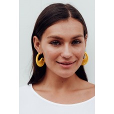 Amity Yellow Woven Earring